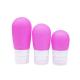 Screen Printing Reusable 80Ml Small Silicone Travel Bottles
