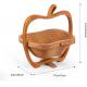 Promotion Modern Odm Folding Bamboo Fruit Basket 9 X 8.5 Inches