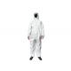 White Civil Use Disposable Safety Coveralls