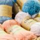 1/2.6NM Blending Cute Fluffy Air Yarn For Knitting Baby Dolls Hair Clip