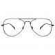 FM2569 Full Rim Optical Metal Frame Pilot Eyeshape Unisex Glasses Eyewear