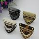 High quality fashion metal accessories zinc alloy 4 colors handbag lock hardware