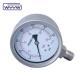 100mm All SS304 Safety Glass Bayonet Pressure Gauge 1 Year Warranty