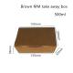 Multipurpose Sushi Kraft Paper Take Away Box Microwavable
