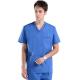 factory custom hospital lab coat medical scrubs uniforms v neck rayon mix fabric