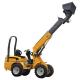 1180mm Max Shovel Width Articulated Small Wheel Loader 872mm Track Base