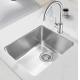 Undermount Brushed Stainless Steel Kitchen Sink Sound Dampening 14.8 X 17.2 Inch