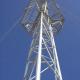 50m Q235 Steel GSM Self Supporting Radio Tower For Park