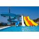 OEM Aquatic Children Amuse Park Playground Playhouse Fiberglass Water Slide for Kids