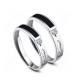 Korean version of the opening couple rings sterling silver jewelry