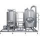 Semi Auto 7 BBL Small Brewery Equipment With TIG Welded Joints
