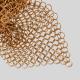 Copper Fireplace Screen Chainmail Ring Mesh With Brass Wire Or Copper Wire