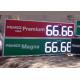 12 Inch Outdoor Electronic digital gas price signs For Oil Stations , long