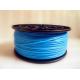 1.26kg /Piece 1.75mm 3D printer PLA filaments, Fluorescein BLUE 3d printing material