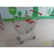 60L Normal Wire Shopping Trolley with red plastic parts TUV CE SGS Metal Shopping Trolley