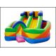 Inflatable Cartoon Rainbow Item Slide Kids Bed Bunk Slide For Amusement Game
