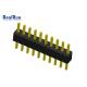 1.0mm Pitch 10 Pin PA6T 0.75A Single Row Header Connector