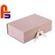 Pink Color Elegant Design Jewelry  With Beautiful Satin Cardboard Gift Boxes