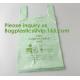 Heavy Duty Compostable T-shirt Handle Tie Plastic Roll Garbage Bags Trash Bags, t shirt carry bags, bagease, bagplastics