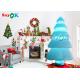 Nylon Cloth Led Light  Inflatable Christmas Tree Ornament