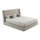 Leatherette 1.8m Luxury Modern King Bedroom Sets 200cm Luxury Fabric Bed