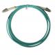 LC OM3 duplex aqua color 2.0mm fiber optic patch cords with Low insertin loss