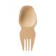 BBQ Biodegradable Disposable Tableware Eco Friendly Birch Wooden Eating Utensils