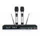X7 fixed frequency wireless microphone system UHF Dual channel rack mountable very low price