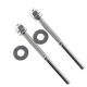 Polished 316 Stainless Steel Cable Railing Swage Threaded Stud Tension End Fitting Terminal for Handrails