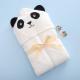 100% Natural Bamboo Panda Hooded Infant Bath Towels 400gsm