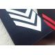 Military Epaulets Custom Screen Printing Uniform , Blue Shoulder Board Epaulette