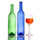 Hot Stamping Juice 300ml 750ml Guala Cap Blue Round Glass Spirits Wine Bottle