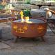 Contemporary any size Corten Steel Fire Pit bowl Natural Rusted
