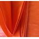 Anti UV Double orange color&100% new material 140grams polyethylene tarps/tarpaulin fabric