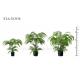 Greenery Artificial Fern Tree Unprecedented Authenticity Black Potted Plant