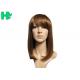 Darker Blonde Synthetic Hair Wigs Silky Straight 8inch - 36inch