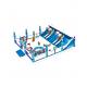 Large Snow Land Children Fun Park Inflatable With Sand land