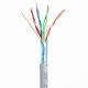 UL FTP Ethernet Cat5e Lan Cable 24AWG BC 0.5mm PVC Jacket 4 Pairs 305m