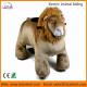 Amusement Park Equipment Electric Coin Operated Plush Kiddie Ride On Furry Walking Animal