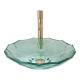 Modern Ball Shaped Glass Wash Basin Light Green Color Vessel Sinks Pop Up Drain