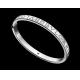   bracelet in 18 kt white gold with diamonds Also available in pink and yellow gold