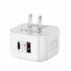 20w Fast Charge Dual Usb Wall Charger For Ip12 Mobile Phone Charging Plug