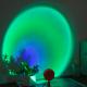 Remote Control RGB LED Sunset Projection Floor Lamp For Home Decoration