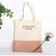 Fashion Leather Canvas Bag Zipper Bag For Shopping
