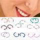 Women Stainless Steel Nostril Nose Hoop Stud Ring Clip On Nose Body Jewelry Fake Piercing Jewelry 6 8 10 12mm