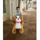 Hansel amusement park ride motorized plush riding animals amusement park games factory