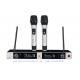 X8 fixed frequency wireless microphone system UHF Dual channel rack mountable very low price