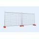 Factory supply cheap galvanized free standing portable temporary fencing