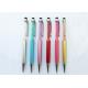 Crystal Twist Metal Pen with Stylus Pen for promotion with laser logo(M3001A)