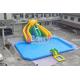 Mobile Large Commercial Inflatable Water Park With Elephant Slide Design Build